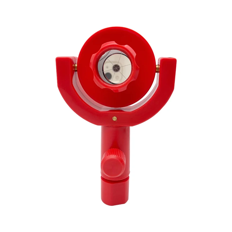 Красная мини-наклонная призма 25,4 мм, призма 109 для тахеометра, пластиковый корпус, рамка 1
