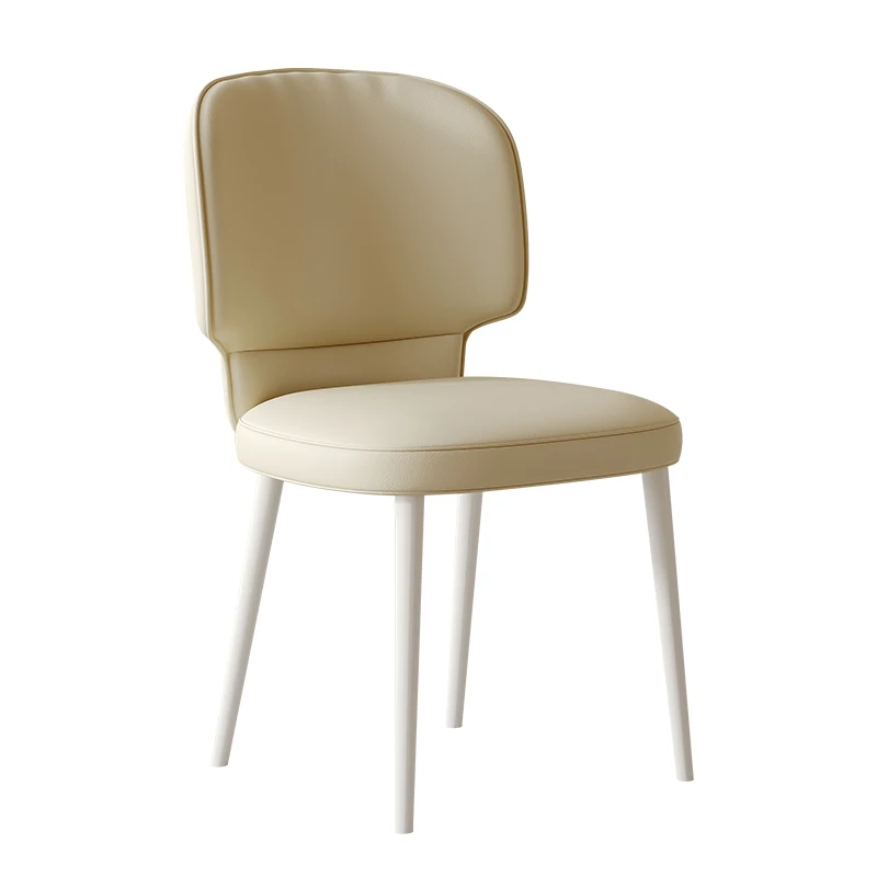 Кресло для закусок с французским кремом, роскошь, Домашний стул со спинкой, минималистичный, современный и минималистичный 5