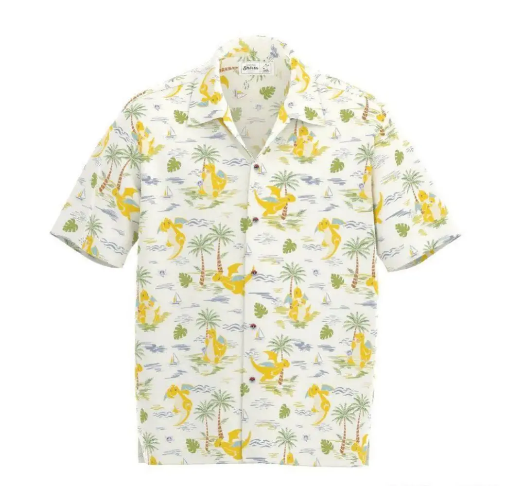 Летняя рубашка на пуговицах, повседневная гавайская рубашка с мультяшным рисунком, классный отдых для мужчин и женщин с 3D-принтом, новые модные топы 2023 года 1