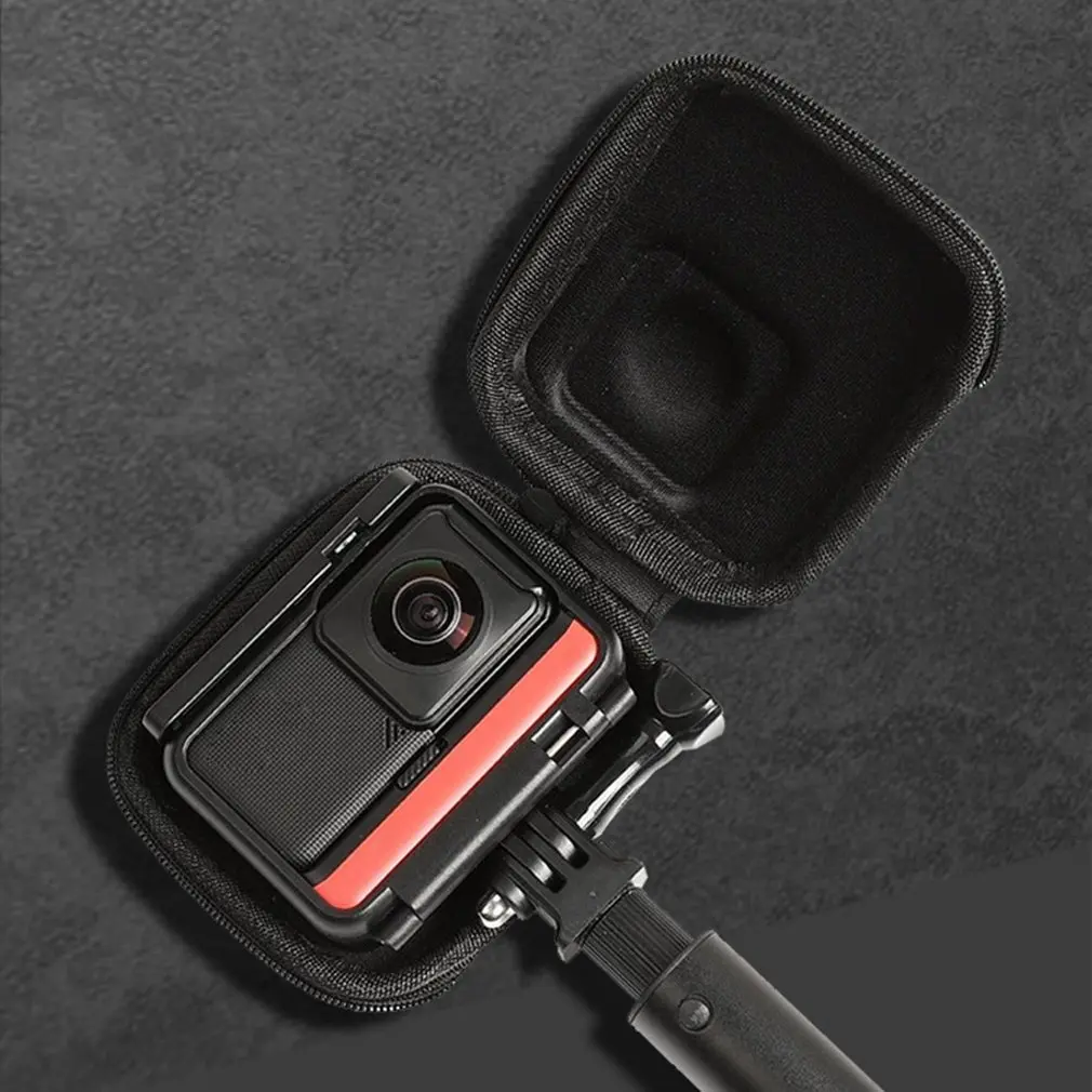 Мини-сумка-чехол для Insta360 ONE R, совместимый с двумя объективами 360 Mod 4K, широкоугольный объектив Leica, стеклянные щитки для защиты аксессуара для коробки 4
