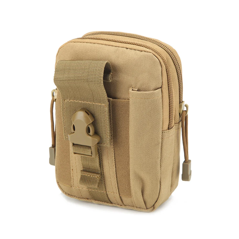 Многофункциональная тактическая сумка на поясном ремне, военная кобура Molle, чехол-бумажник, водонепроницаемый чехол для телефона для кемпинга на открытом воздухе, охоты 1