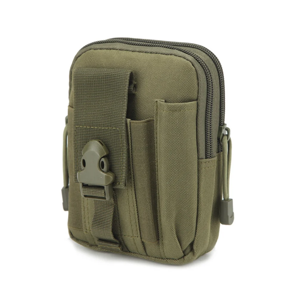 Многофункциональная тактическая сумка на поясном ремне, военная кобура Molle, чехол-бумажник, водонепроницаемый чехол для телефона для кемпинга на открытом воздухе, охоты 2