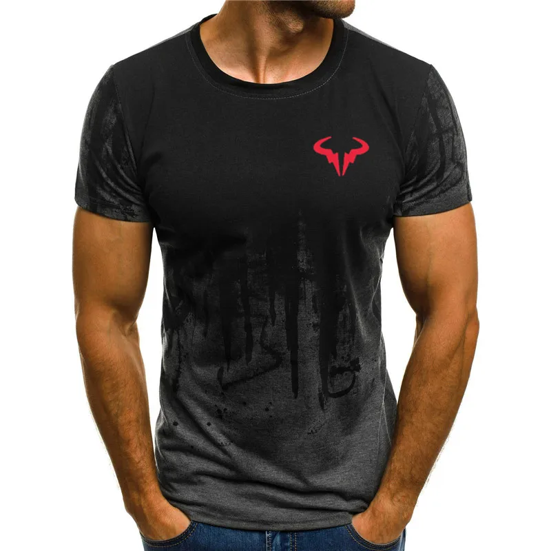 Мужская футболка с 3D-принтом 2023, мужская модная футболка с коротким рукавом, летняя футболка с круглым вырезом, модная повседневная футболка, 3