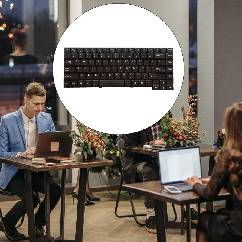 Новая клавиатура для ноутбука США на английском языке для 1410 1430 1430z 1551 p1ve6 Клавиатуры для ноутбуков Черный 1XCB 4