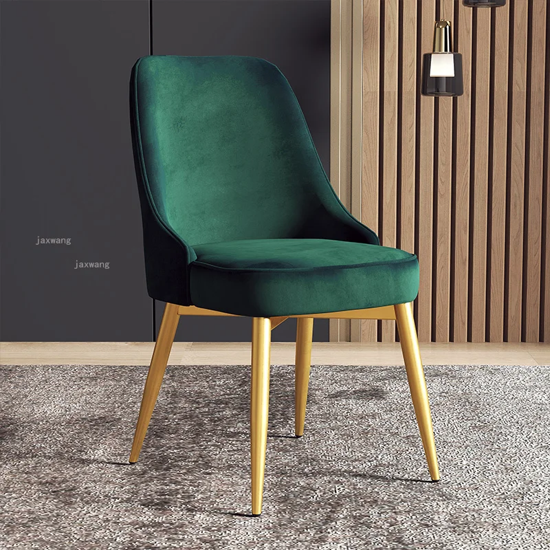 Обеденный стул в скандинавском стиле для гостиной, Легкий Роскошный стул со спинкой, Современные обеденные стулья, Креативный стул для гостиной, мебель для табурета 0
