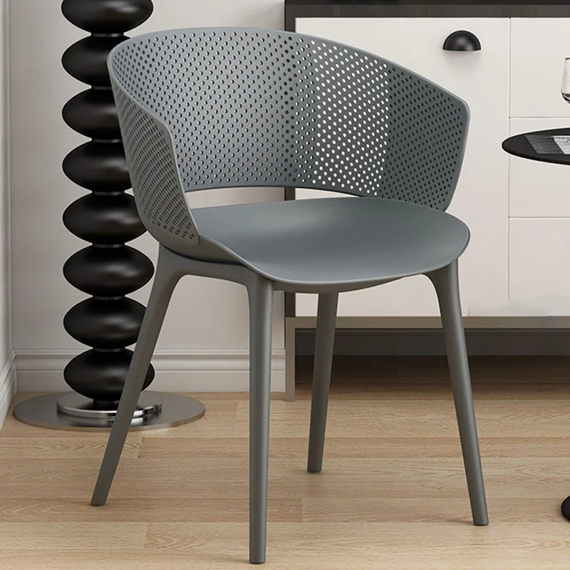 Пластиковые Обеденные стулья для патио Современный Удобный Эргономичный Дизайн шезлонга Для спальни Мобильные Стулья для обеденного стола Sedie Da Pranzo 2