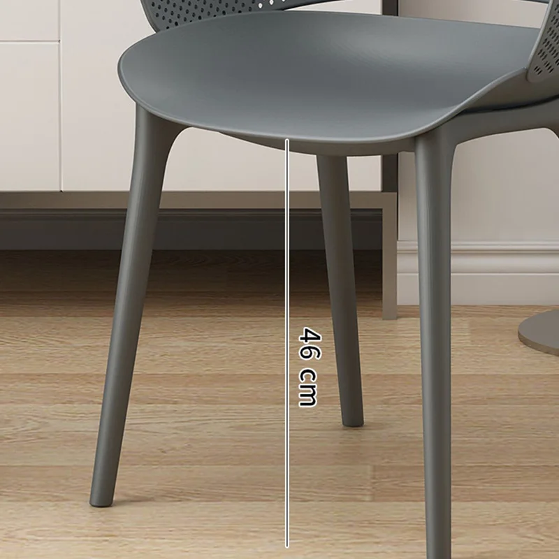 Пластиковые Обеденные стулья для патио Современный Удобный Эргономичный Дизайн шезлонга Для спальни Мобильные Стулья для обеденного стола Sedie Da Pranzo 3