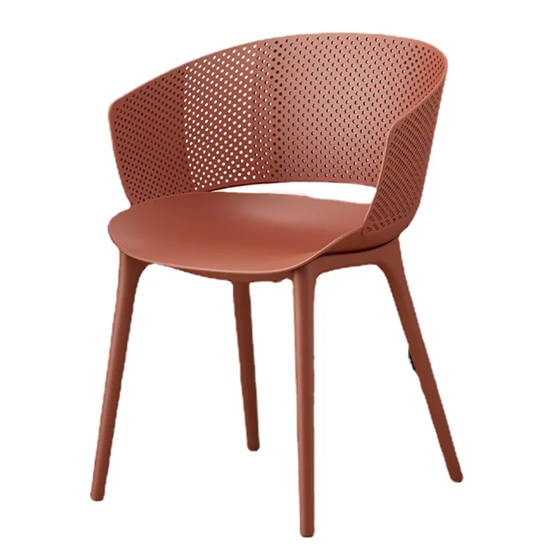 Пластиковые Обеденные стулья для патио Современный Удобный Эргономичный Дизайн шезлонга Для спальни Мобильные Стулья для обеденного стола Sedie Da Pranzo 5